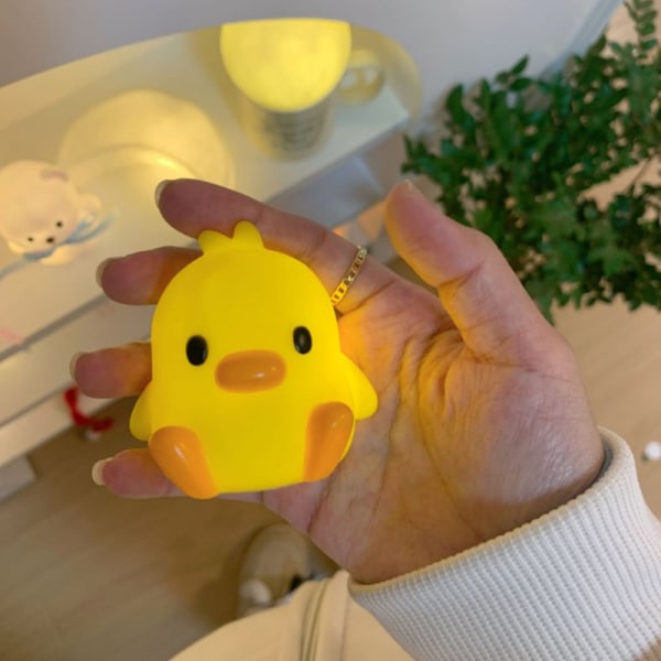 Tegnefilm Duck Night Light e Nerdy Animal Night Light Soveværelsesseng