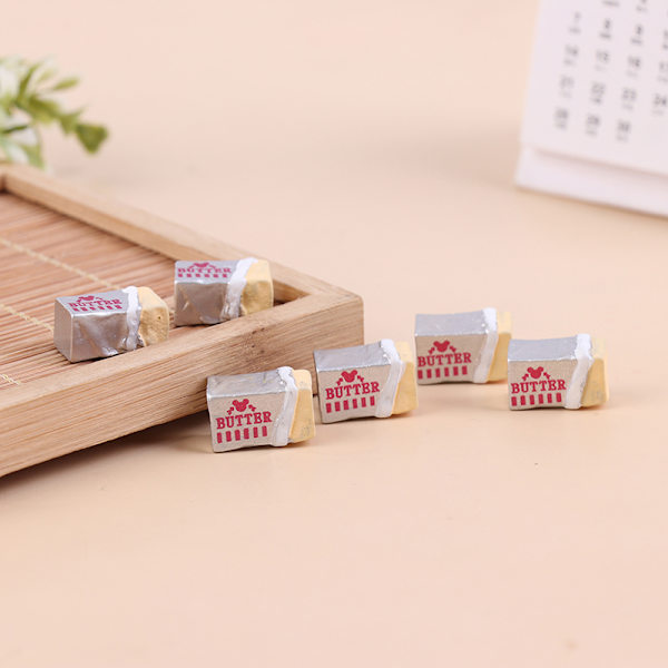 6st Simuleringssmör Miniatyr låtsaslek Kök DIY Brea