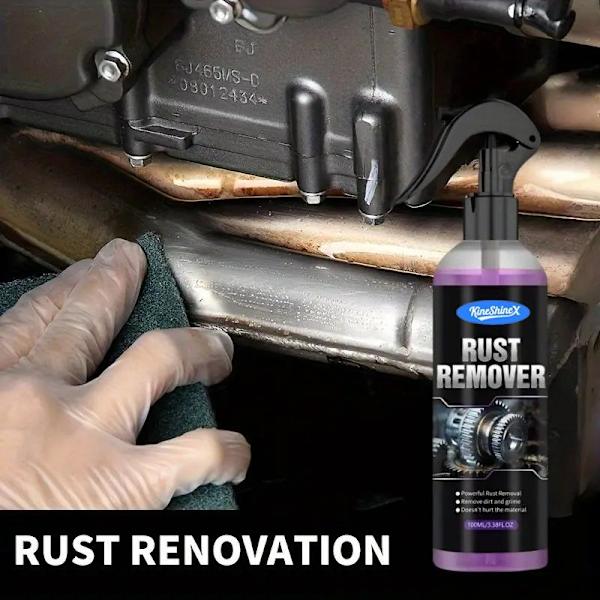 Rustfjerner Spray Sterk Eliminering Av Rust Jernoppbygging Idé 100ml  towel