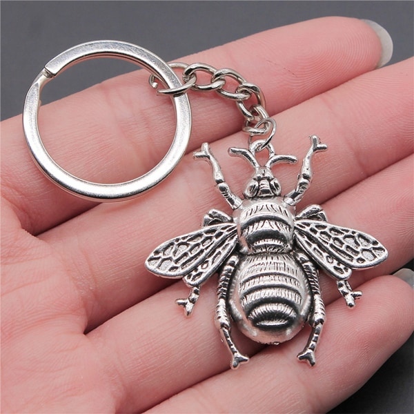 Bee insekt nøkkelring anheng smykker bil nøkkel kjede gave souvenir Bronze  ff93 | Bronze | Fyndiq