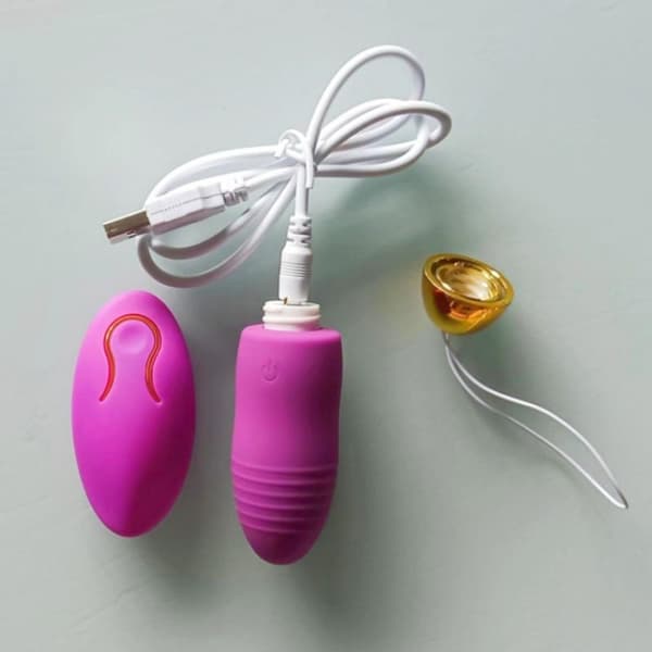 Bärbar Dildo Vibrator Ägg G-punktsmassager Stimulator Kula S Red