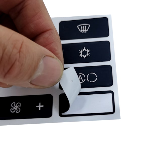 1Set Bil Klimatkontroll Luftkonditionering Switch Button Covers