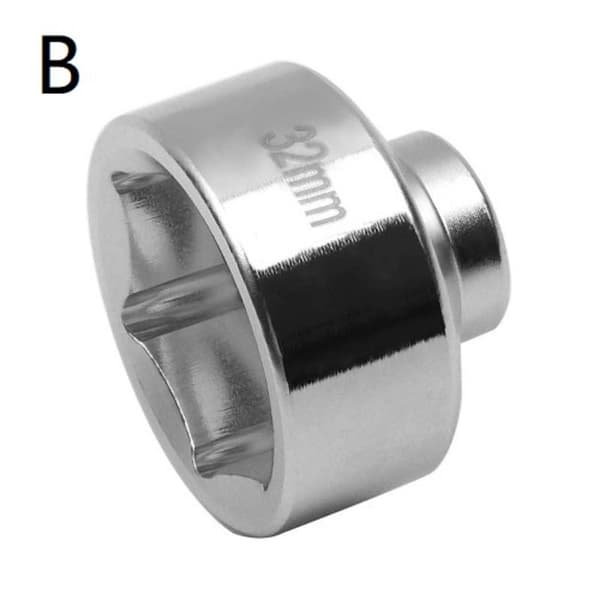 Lågprofil oljefilterhylsa 27mm 3/8\" fyrkantsfäste oljefilterlock B