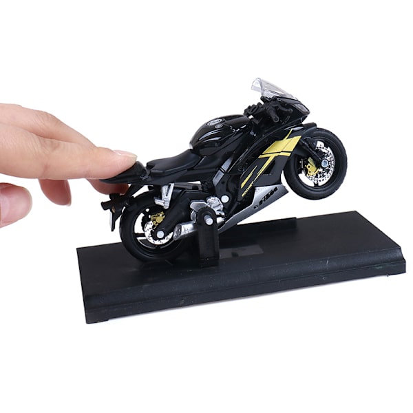 1:18 Yamaha YZF-R6 YZF R6 Blå MOTORCYKEL CYKEL DIECAST MODELL LEKSAK Black