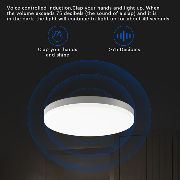 Liiketunnistimen valokattolamput Modernit kodin sisäkäytävän LED-valot B1