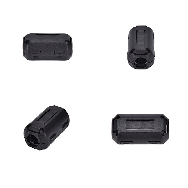 5 stk 3,5 mm støjdæmper EMI RFI Clip Choke Ferrit Core Cab black