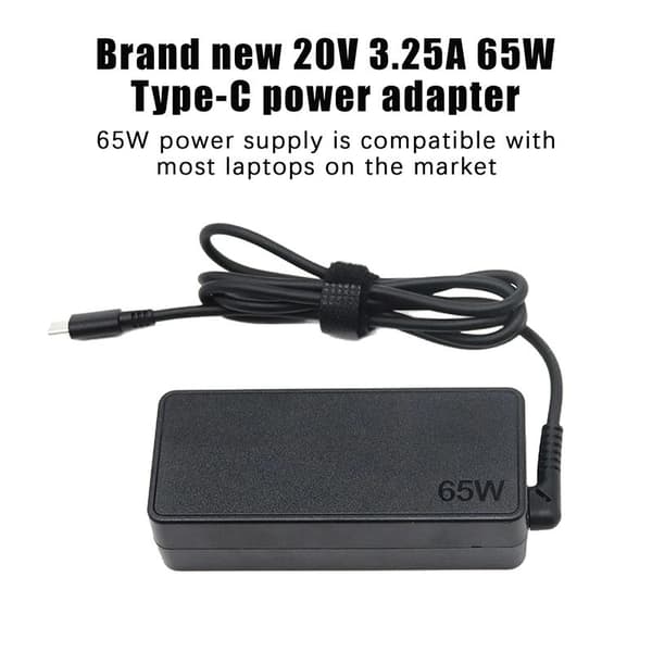 NY 20v3.25a 65w Typ-c Strömadapter Laptopladdare Kompatibel A