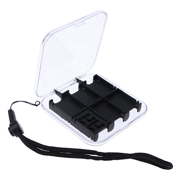 Spillkortdeksel for Switch/Switch Lite/Switch OLED 12-kassetter Transparent