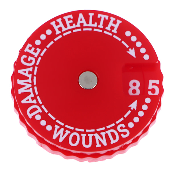 Liten Storlek 30MM Health Damage Wounds Tracker 1PC 00-99 Life Tra