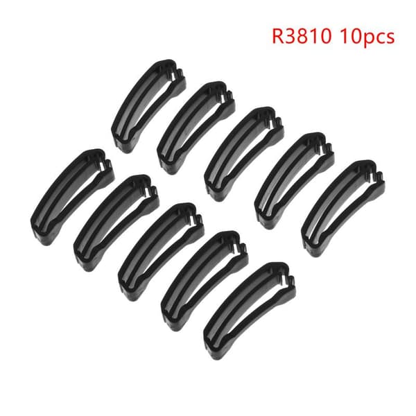 10 stk. plastik fastgørelsesclips til webbing, hurtig slip keeper webbing R5110