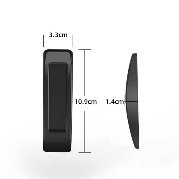 2-delat set fönsterskåpslådehandtag black