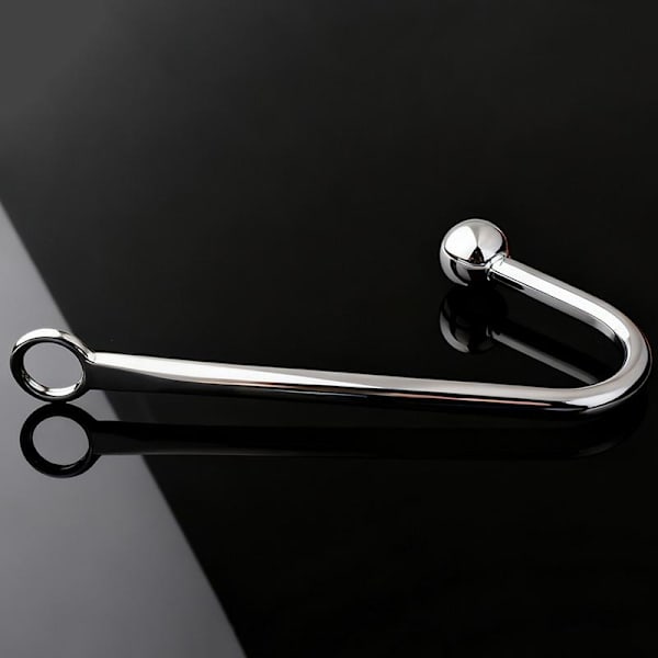 Rustfrit Stål Krogkugler Metal Dilator Plug Store Perler Prostat B