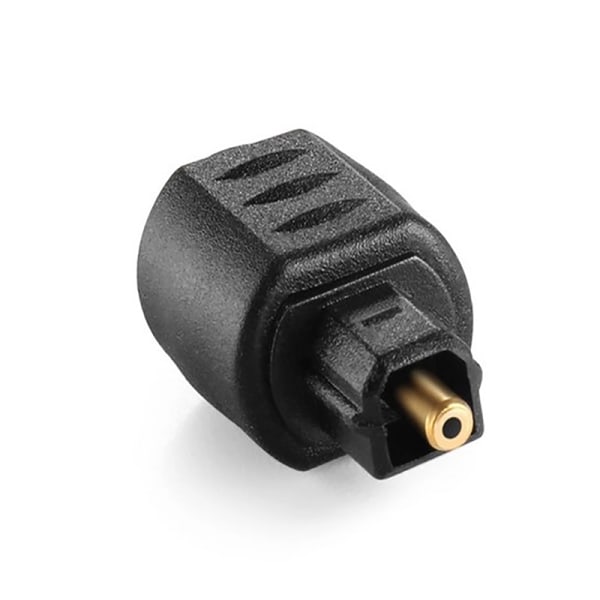 Mini optisk O-adapter 3,5 mm honuttag till digital fyrkant