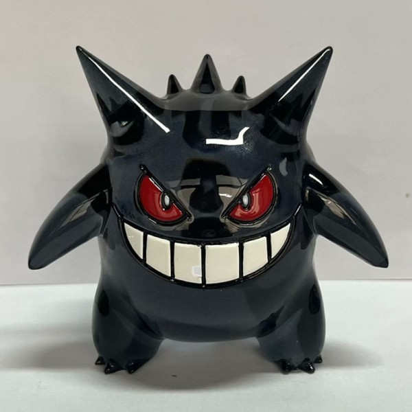 8 cm Anime Figur Kawaii Gengar Transparent Action Figur Staty Purple