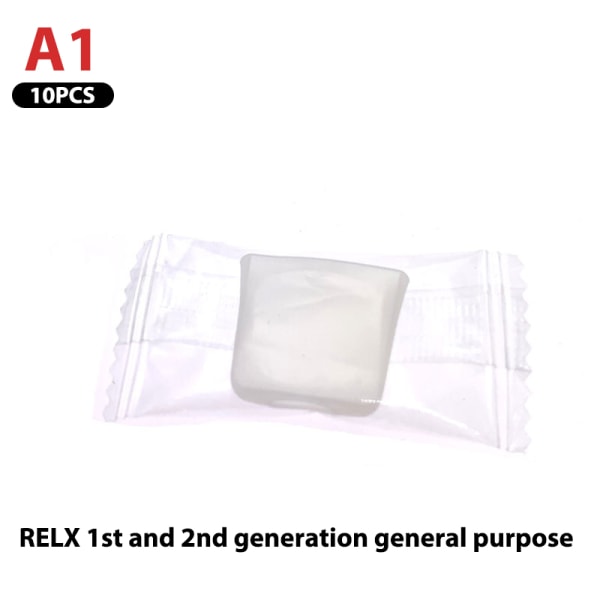 10 kpl/erä kertakäyttöinen silikoninen suukappaleen pidike Relxille A1