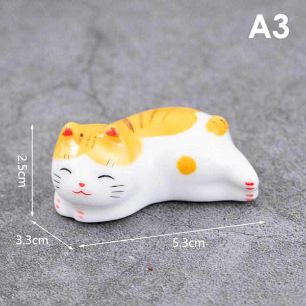 Lucky Cat tikkujen pidike Keraamiset tikut Keraamiset kodinsisustus A3