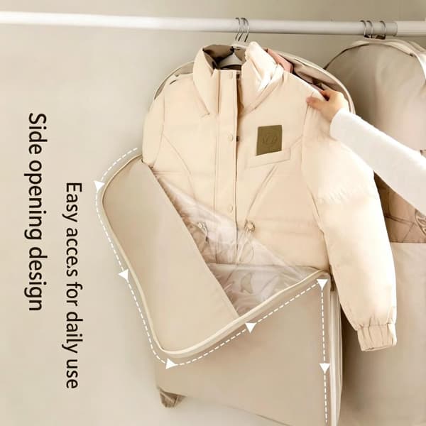 Beige Kompressionshängpåse Light pink M