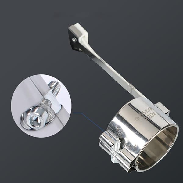 220V Keramiske Båndvarmere Varmeelement Rustfrit Stål Bånd Φ45×80mm 220V