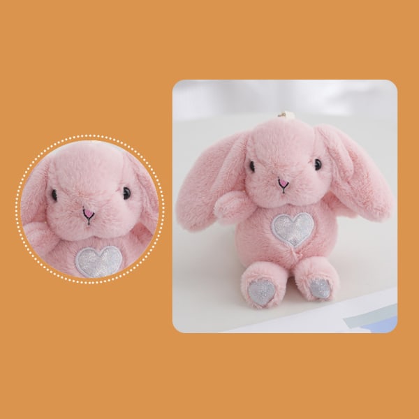 Pehmolelu pitkä korva Kawaii sarjakuvaeläin ja täytetyn nuken syntymä B