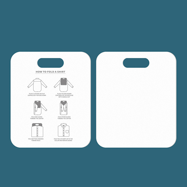 Kotitalouksien paita Folding Board Lasten/Aikuisten Vaatteet Folder Closet White