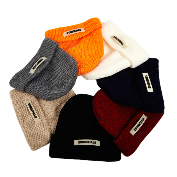 Strikkede Huer Kvinder Sort Beanie Tyk Hue Vinter Huer Beanies Black