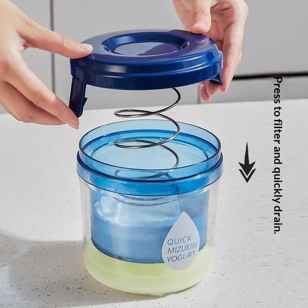 Yoghurtssil Snabbfiltrering Enkel Användning Förseglad L Blue