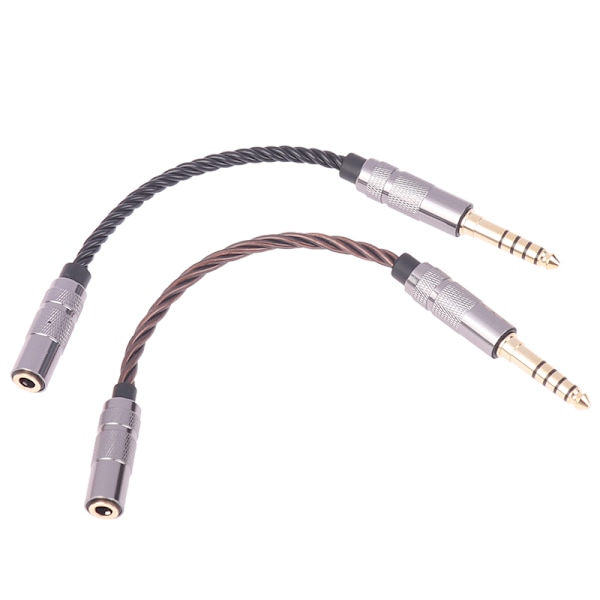 4,4 mm afbalanceret han til 3,5 mm stereo hun-adapterkabel 4,4 mm B