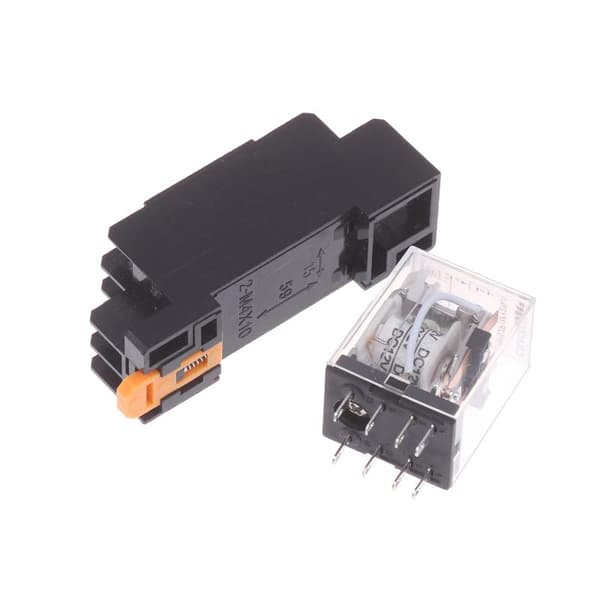 Miniature spole generelt elektromagnetisk mellemliggende relæafbryder DC 12V
