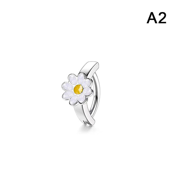 Blomst sommerfugl hjerte form navle ring Rhinestones Nave A2