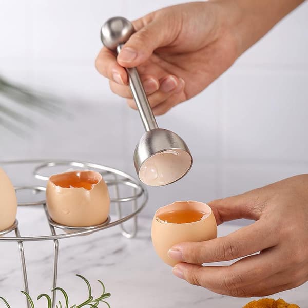 Egg Cracker Topper Eggshell ter Opener Shell Remover For Hard S A