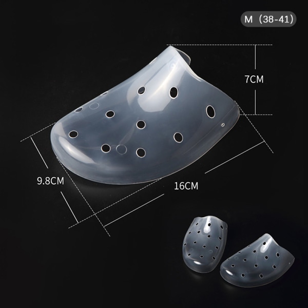 1 par Expander Shaper Toe Cap Support Shoe Anti-fold Protect M（38-41）