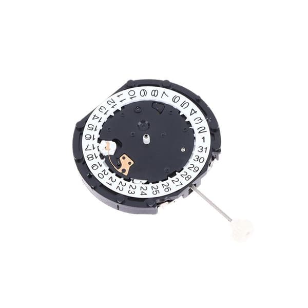 PE50 Kvarts klockrörelse 6 stift enkel kalender 2/6/10 sekunder