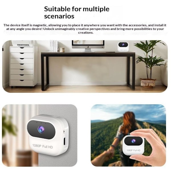 HD Mini Kamera WiFi Smart Hem Säkerhetskamera Övervakningskamera A2