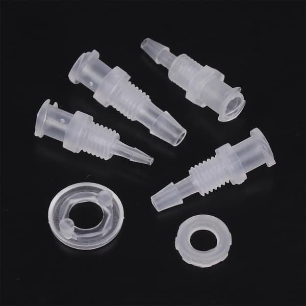 Luer Lock Adapter Lige Gennem Plade PP Plast Luftventil P A1