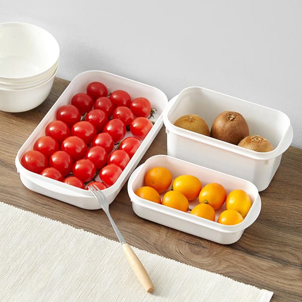 Kylskåpslåda som kan mikrovågsugnas, matlåda Bento S 5pcs