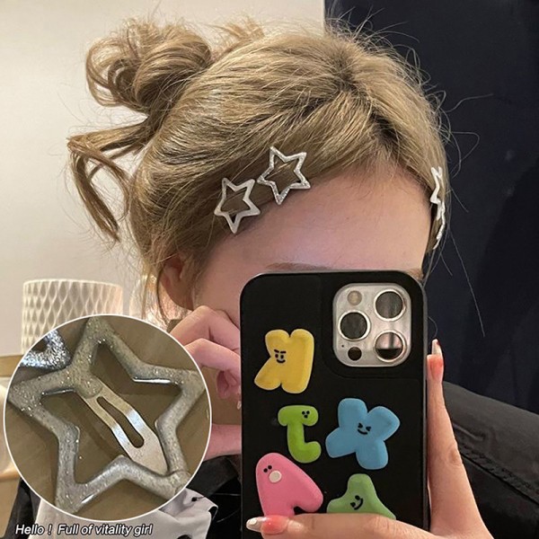 e Star Hårnål Sweet Cool n Style Hair Clip All-Match Hair Acce B