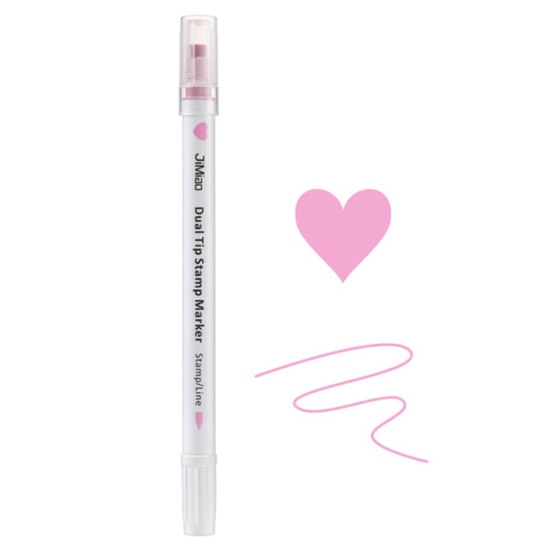 1/6 stk Dual Tips Stamp Marker Pen Sett Color Highlighter A1