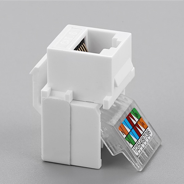 RJ45 Cat6 UTP Keystone naaraspistokeliitinsovitin Internet N