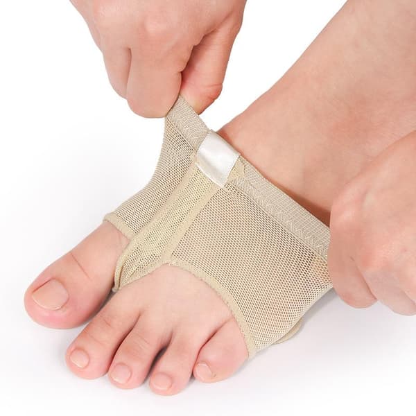 1Par Mavedans Ballet Forfodspude Beskyttelse Tå XS-XL Halv Black S