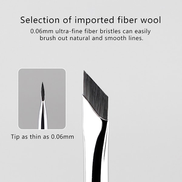 Oppgrader Blade Eyeliner Brush Ultra Thin Fine Angle Flat Eyebrow A