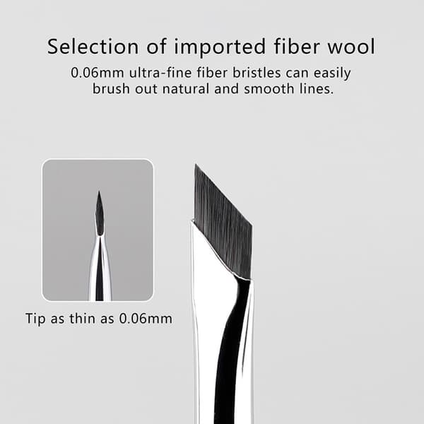Uppgradera Blade Eyeliner Brush Ultra Thin Fine Angle Flat Eyeliner B