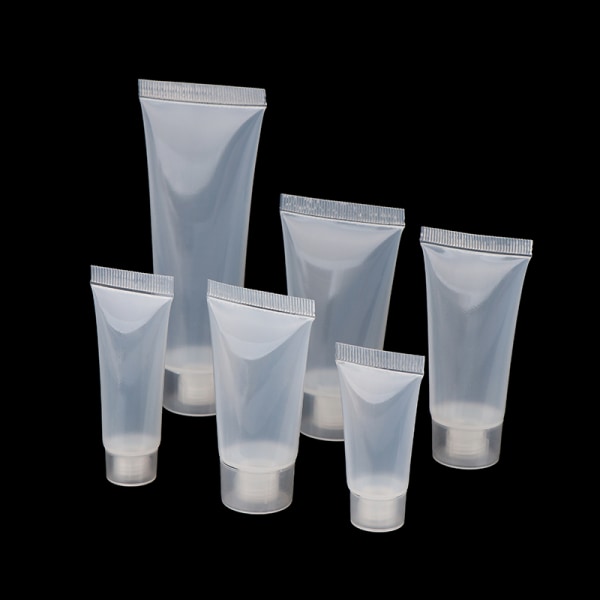 5 st Makeup Clear Plastic Lip Gloss Container Påfyllningsbar flaska 15ml
