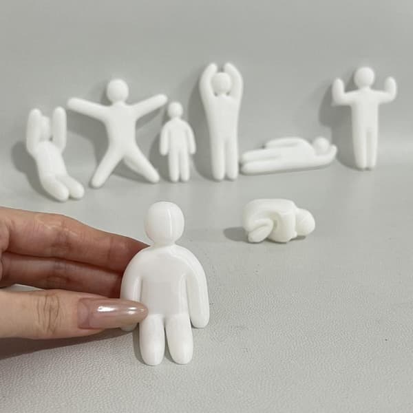 3D-printet Meccha Chameleon Robotmodell Flere Poser Samleobjekt A