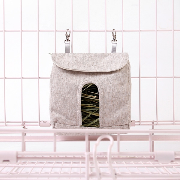 Hanging Pouch Feeder Høposeholder Foderdispenserbeholder Coffee M