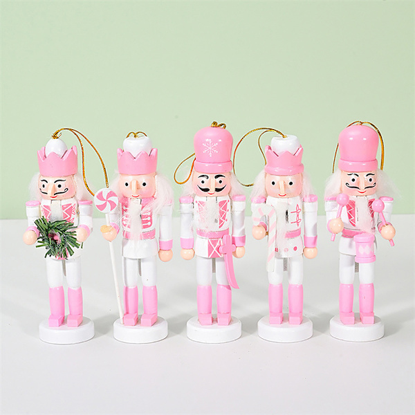 12 cm Nötknäpparen Puppet Soldier Desktop Crafts Ornament Christmasm