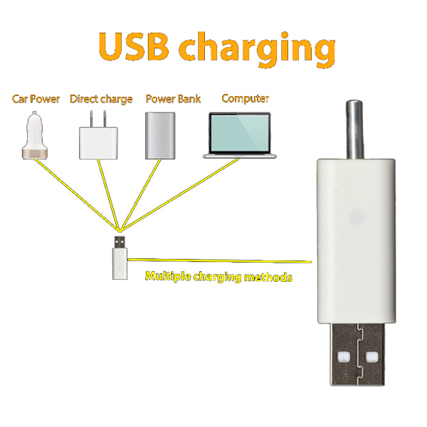 Elektriske fiskeflyter Oppladbart CR425-batteri for LED-fisk B