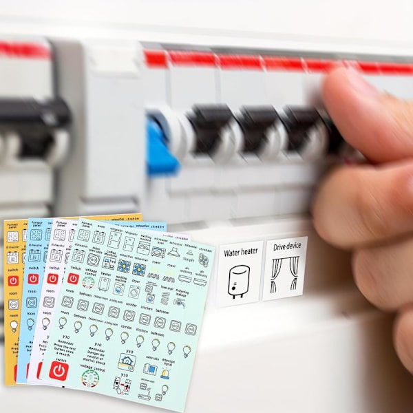 2/5 st vattentät engelsk version elbox elektrisk krets white 5sheets