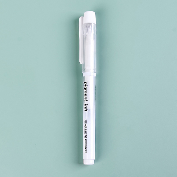DIY Metal Vandtæt Permanent Paint Marker Penne Hvidguld Sil White