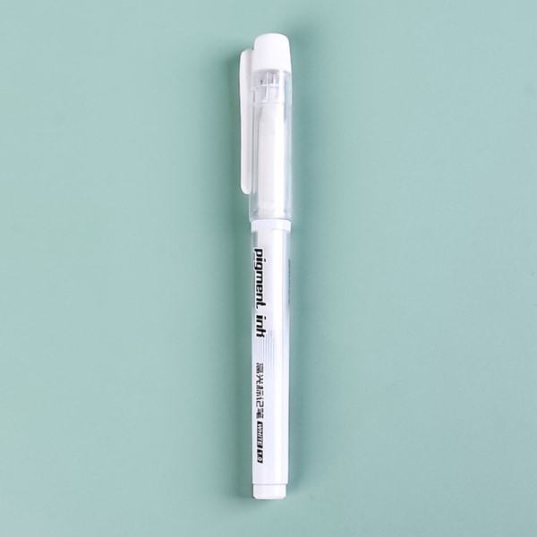 DIY Metal Vattentät Permanent Paint Marker Pennor Vitguld Sil White