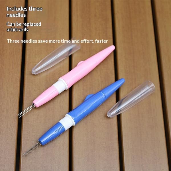Pen The Poking Fun Tools For Wool Felt Replace s With DIY Art Blue